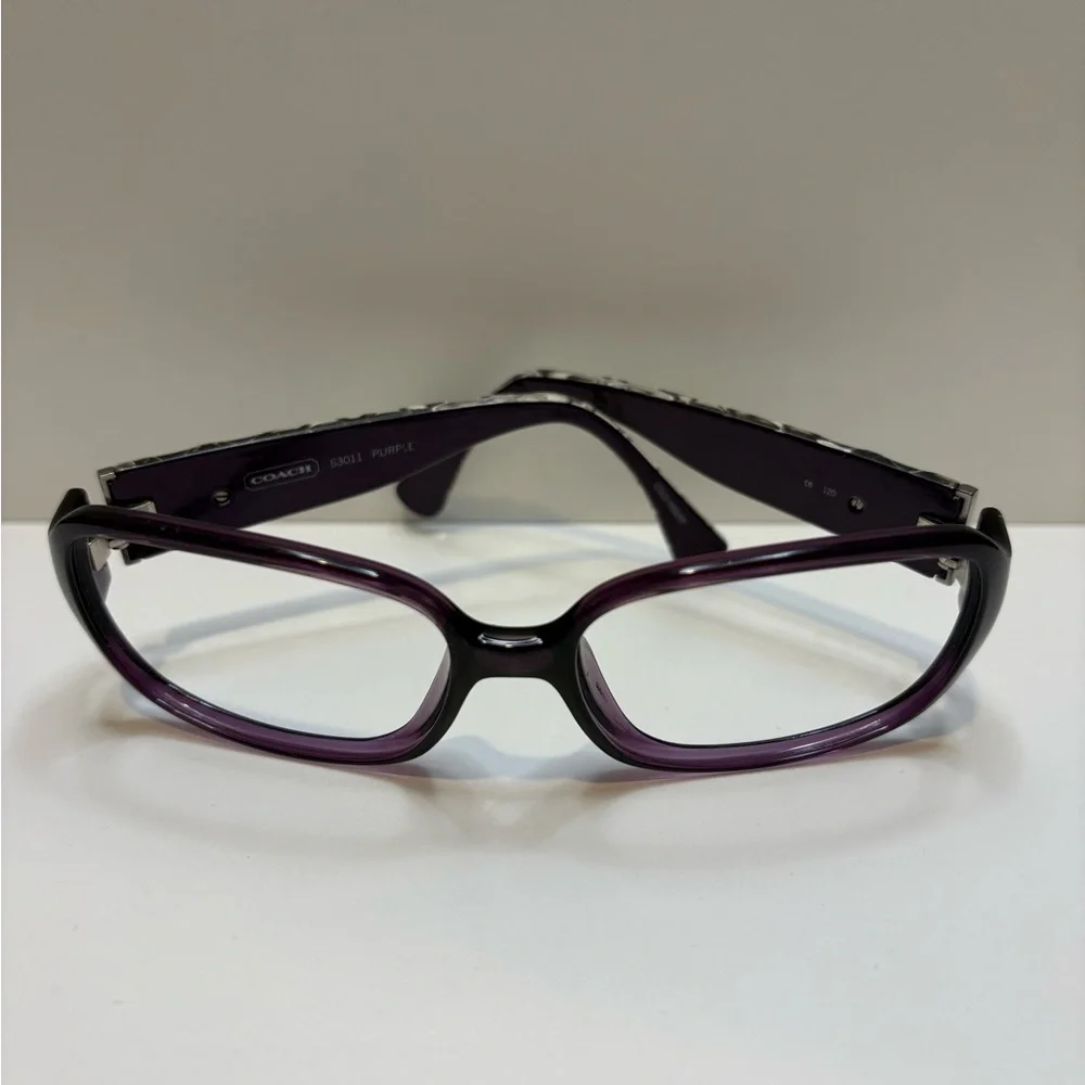 COACH S3011 PURPLE COACH SUNGLASSES FRAMES ONLY 55•15•120 COACH SUNGLASSES FRAME